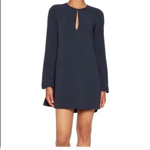 Elizabeth and James Navy Keyhole Dress